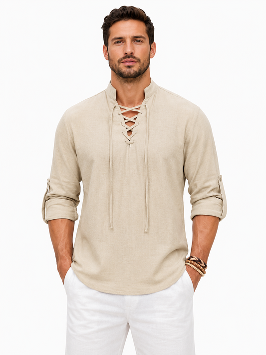 Camisa masculina renascentista estilo pirata medieval viking