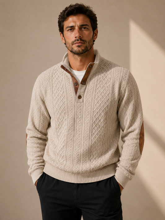 Moletom  malha jacquard