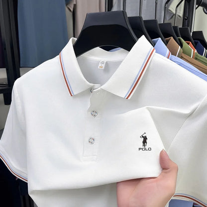 High end brand men's polo