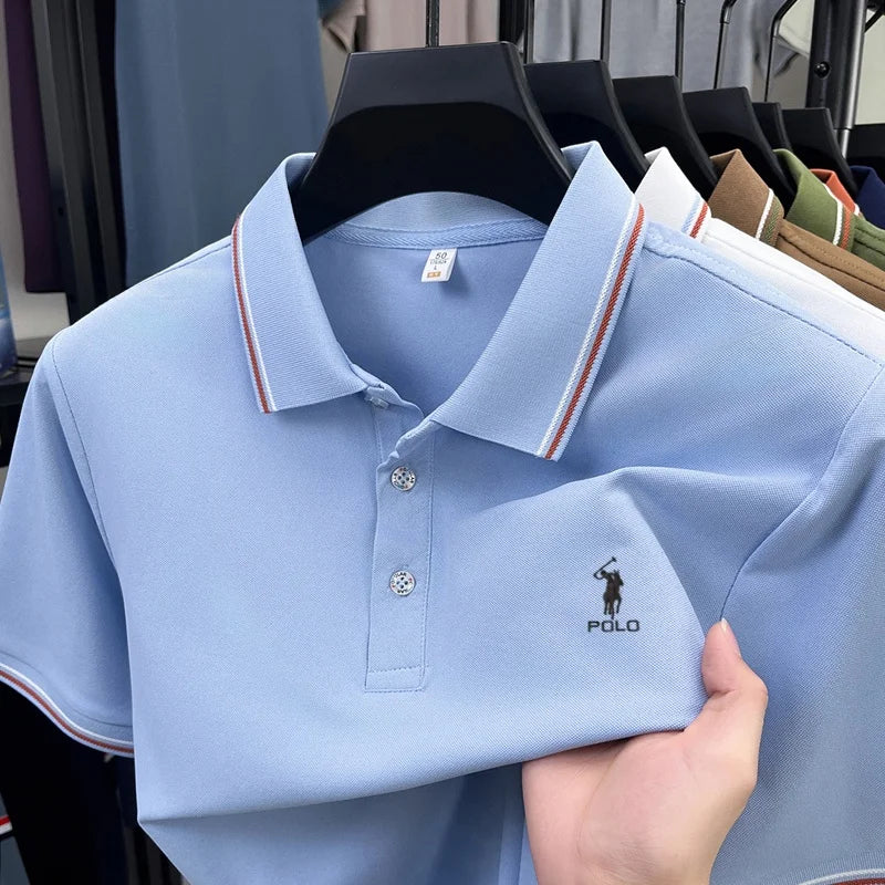 High end brand men's polo